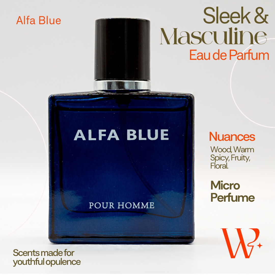 Alfa Blue Sleek and Masculine Eau de Parfum